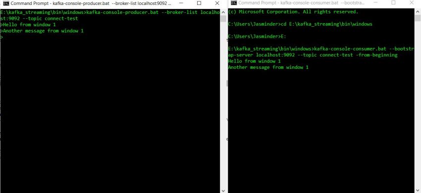 Stream Data From Console To Console Using Apache Kafka